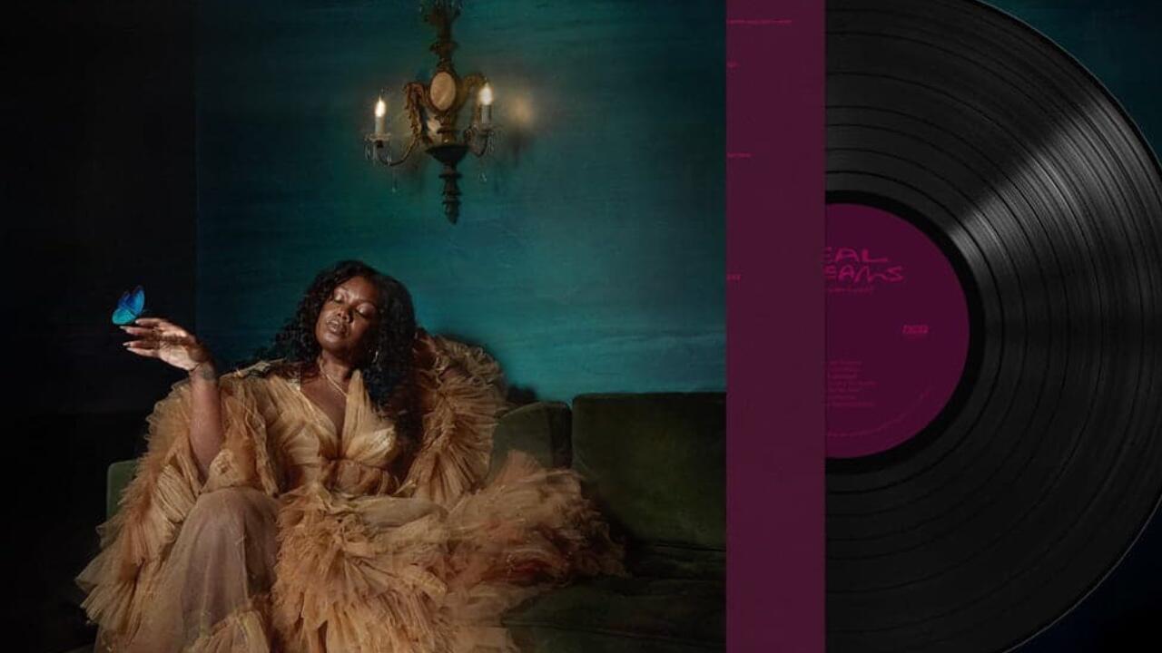 yazmin lacey teal vinil